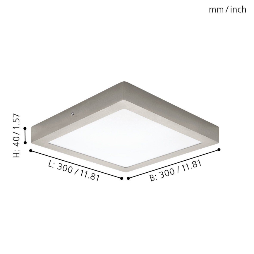 Eglo 94528 - LED Stropna svetilka FUEVA 1 LED/22W/230V