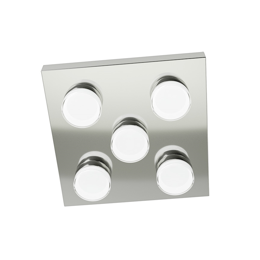 Eglo - LED Kopalniška stropna svetilka 5xLED/4,5W/230V IP44