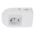 Eglo 94663 - Podelementna vtičnica SCHUKO z USB TAXANO