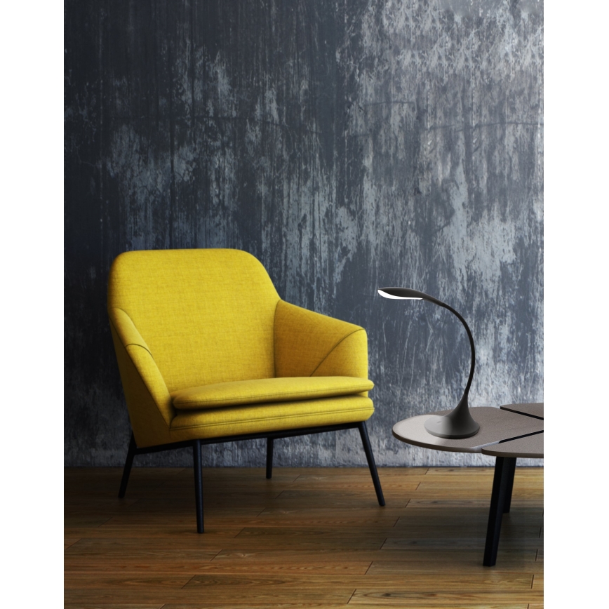 Eglo - zatemnjevalna LED namizna svetilka LED/4,5W/230V črna