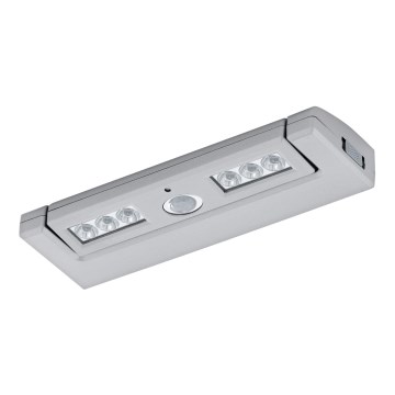 Eglo 94684 - LED Orientacijska svetilka s senzorjem BALIOLA 6xLED/3xAAA