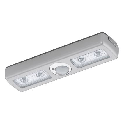 Eglo - LED Orientacijska svetilka s senzorjem 4xLED/3xAAA