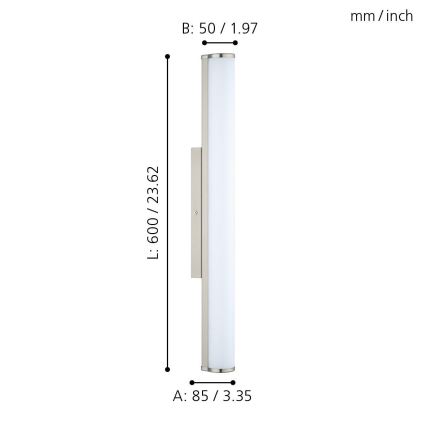 Eglo - LED Kopalniška svetilka 1xLED/16W/230V IP44