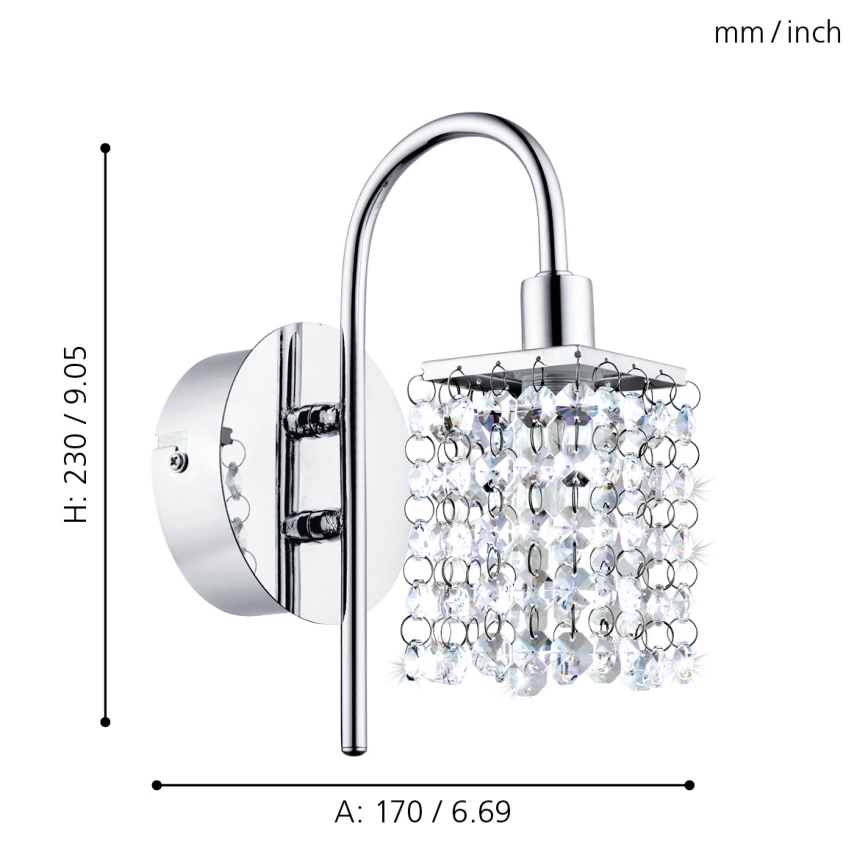 Eglo - LED Kopalniška svetilka 1xLED/2,5W/230V IP44