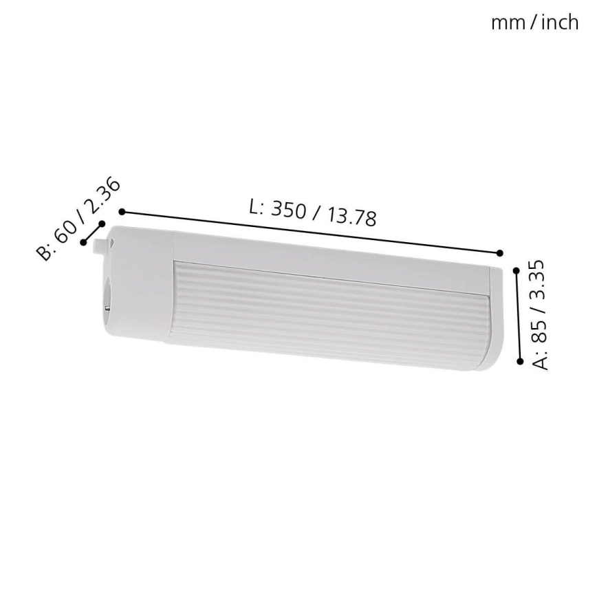 Eglo - Stenska svetilka 2xE14/40W/230V
