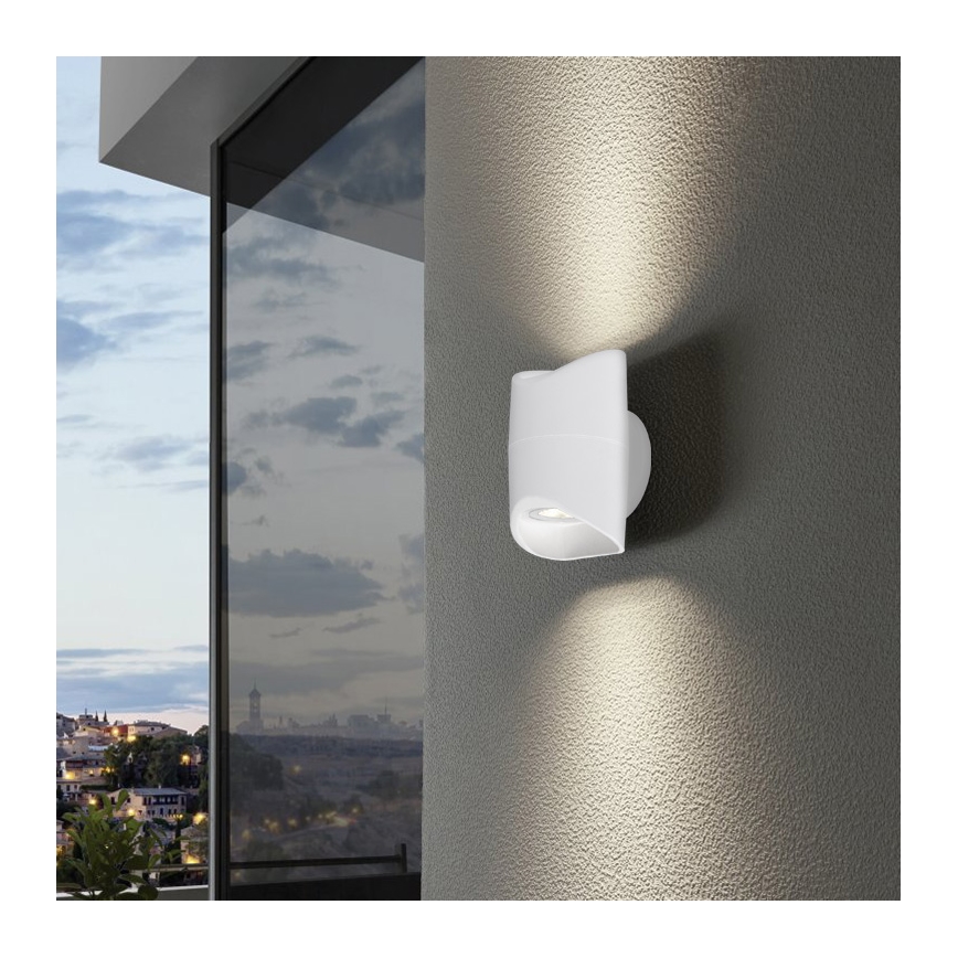 Eglo 95075 - Zunanja stenska svetilka ABRANTES 2xLED/6W/230V IP44