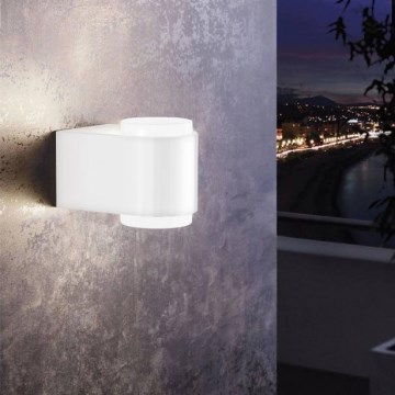 Eglo 95077 - Zunanja stenska svetilka BRIONES 2xLED/3W/230V IP44