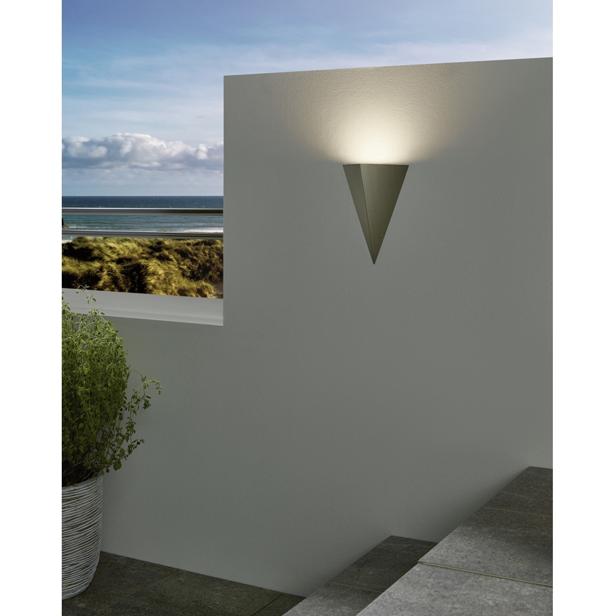 Eglo 95094 - Zunanja stenska svetilka TRIGO 2 LED/8W/230V IP44