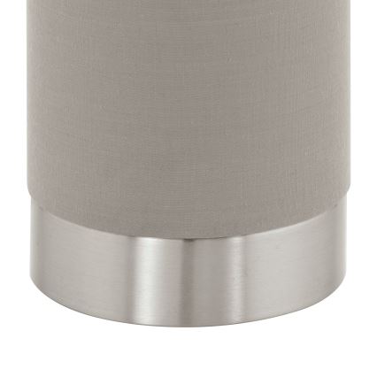 Eglo - Zatemnitvena namizna svetilka 1xE27/40W/230V taupe