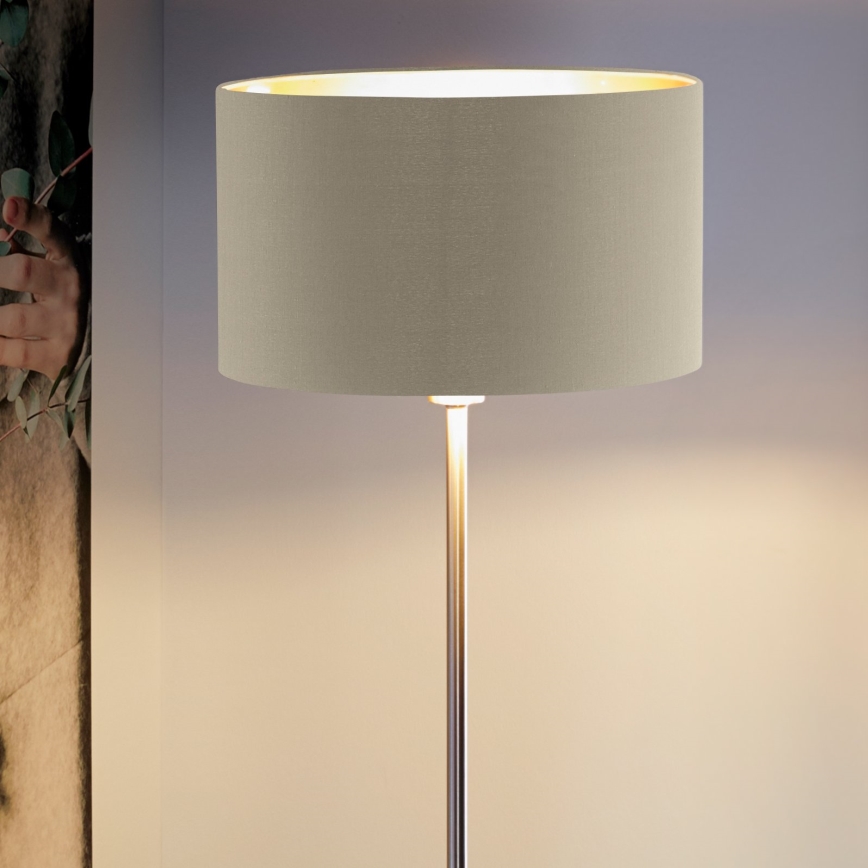 Eglo - Talna svetilka 1xE27/60W/230V taupe