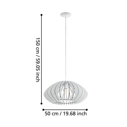 Eglo - Lestenec 1xE27/60W/230V