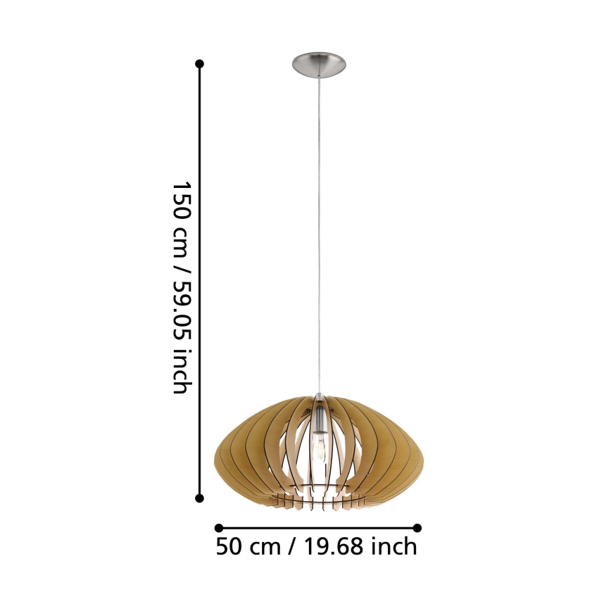 Eglo - Lestenec 1xE27/60W/230V