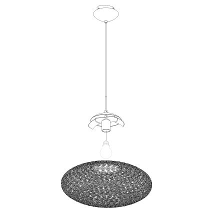 Eglo - Lestenec na vrvici 1xE27/60W/230V
