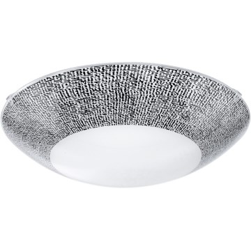 Eglo 95289 - LED stropna svetilka MAGITTA LED/16W/230V premer 31,5 cm črna/bela