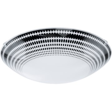 Eglo 95291 - LED stropna svetilka MAGITTA LED/16W/230V premer 31,5 cm črna/bela