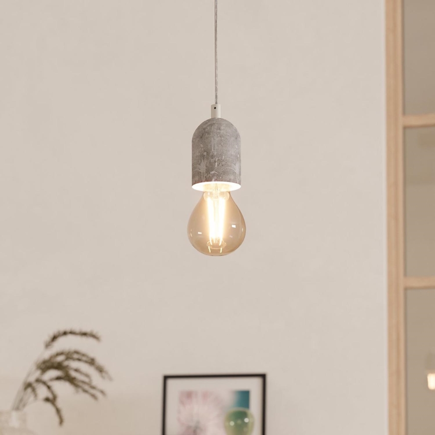 Eglo 95522 - Lestenec SILVARES 1xE27/60W/230V