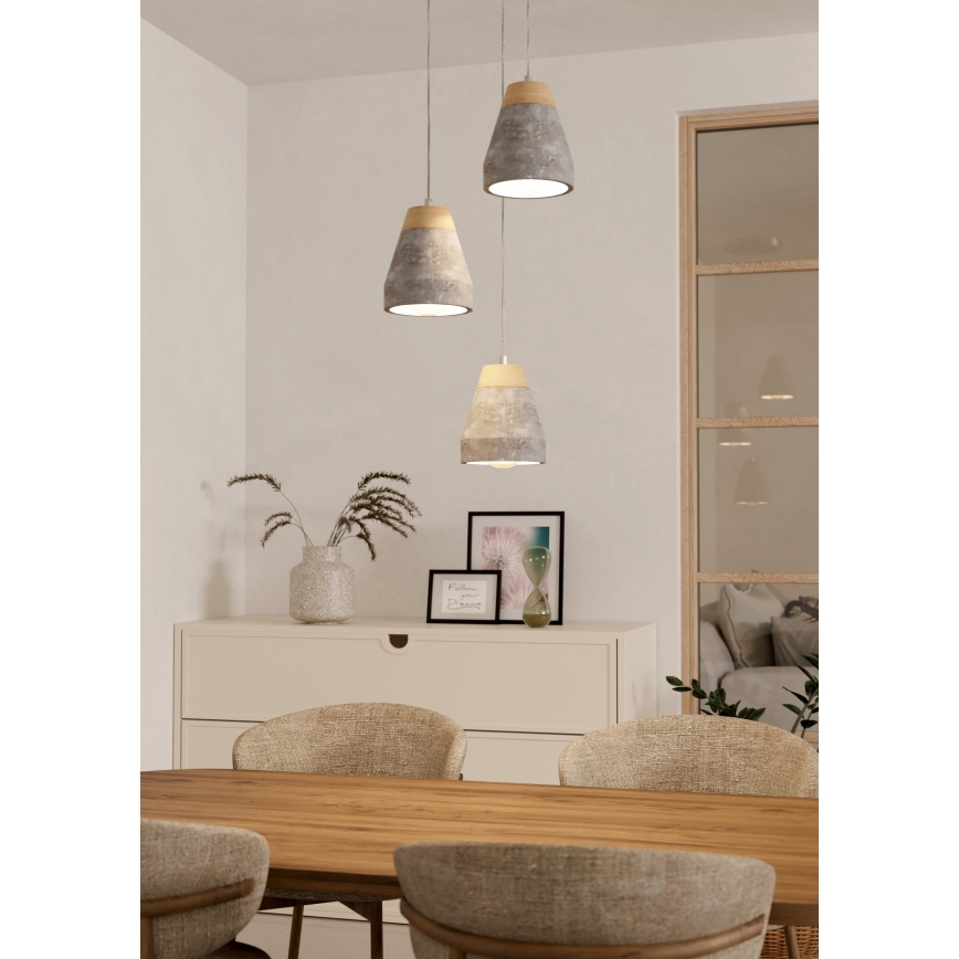 Eglo - Lestenec 3xE27/60W/230V