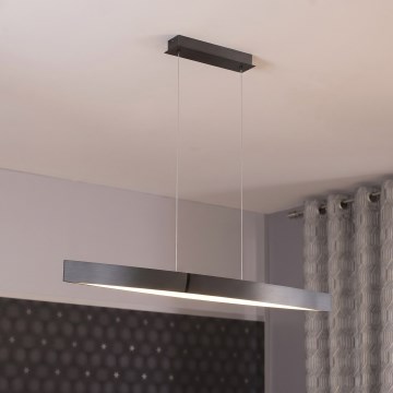 Eglo 95549 - LED zatemnljiv lestenec na kablu FORNES-S LED/24W/230V 2700-6500K črni krom