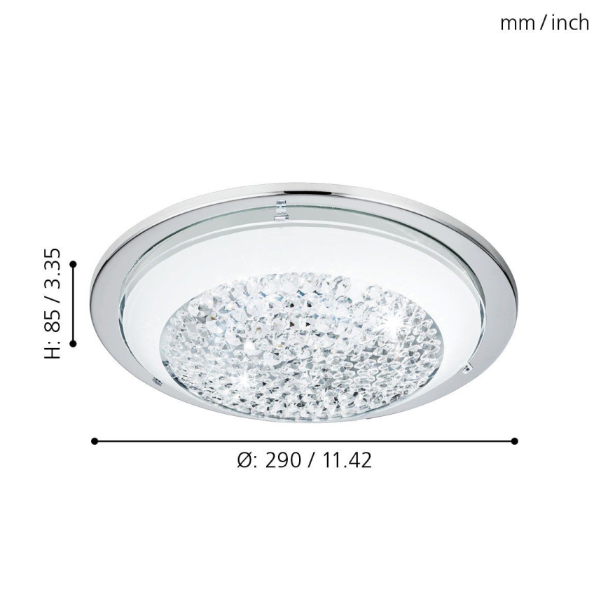 Eglo 95639 - LED vgradna stropna svetilka ACOLLA 3xLED/3,6W/230V
