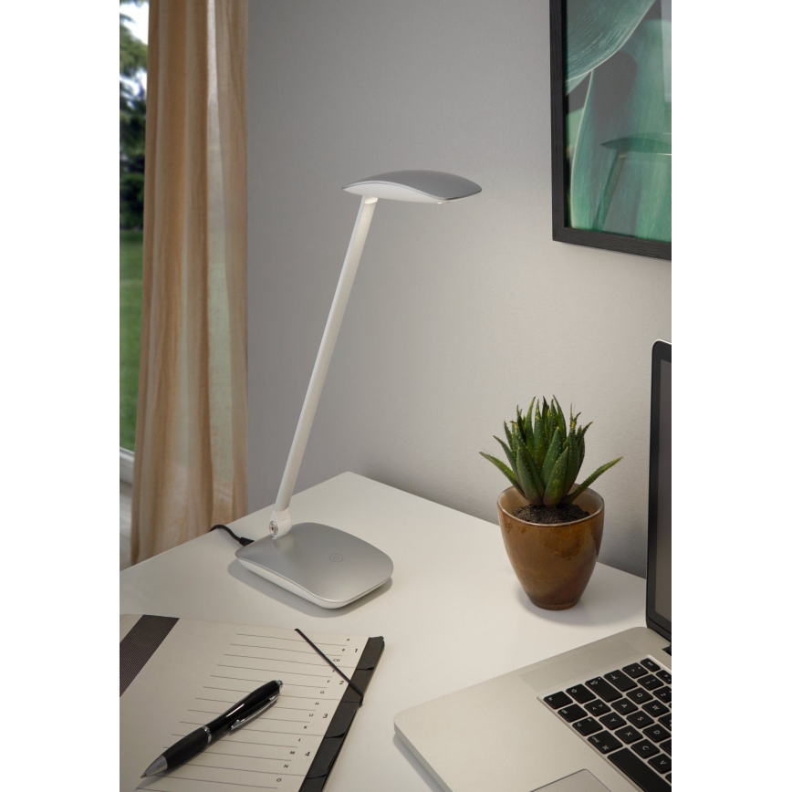Eglo - LED Zatemnitvena namizna svetilka 1xLED/4,5W/USB