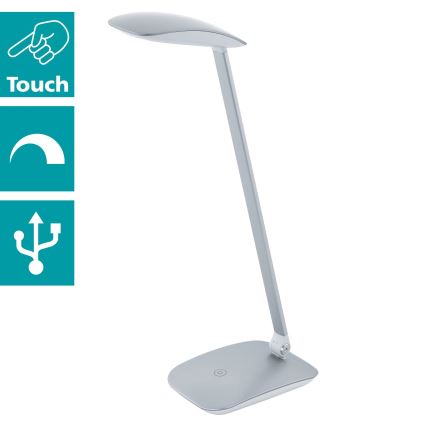 Eglo - Zatemnjiva namizna svetilka LED/4,5W/USB
