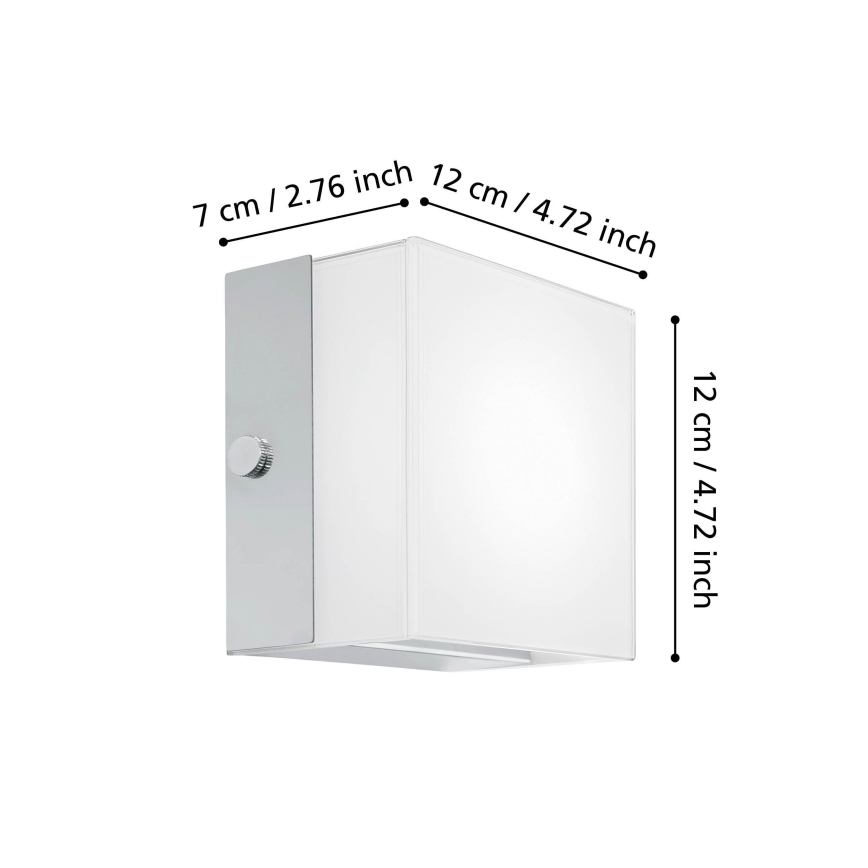 Eglo 95747 - LED stensko svetilo ALEA 2 LED/3,7W/230V