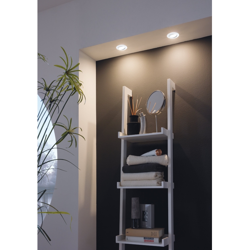 Eglo - Komplet 3x vgradna LED stropna svetilka PINEDA LED/4,9W/230V