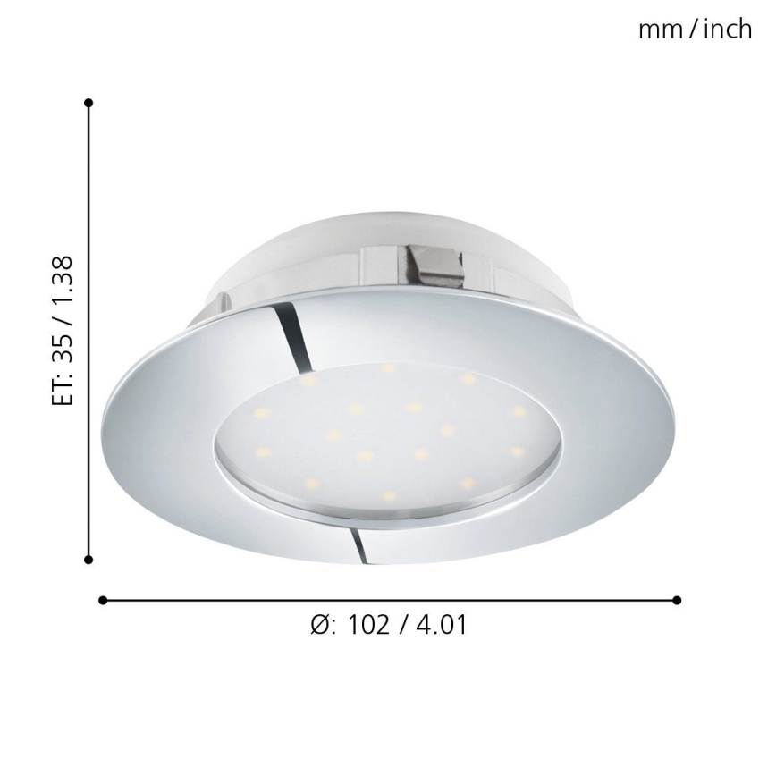 Eglo - vgradna stropna LED svetilka LED/12W/230V