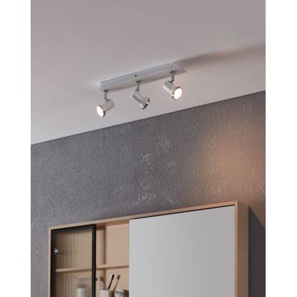 Eglo - LED Kopalniški reflektor 3xGU10-LED/3,3W/230V IP44