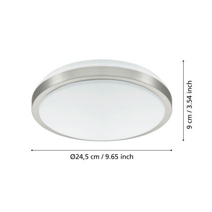 Eglo - LED stropna svetilka LED/18W/230V