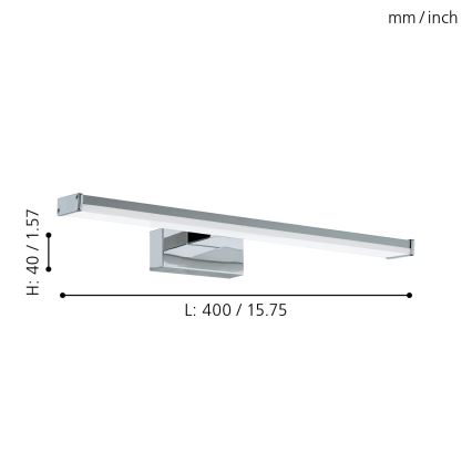 Eglo 96064 - LED Kopalniška svetilka PANDELLA 1 LED/7,4W/230V IP44