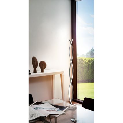 Eglo - LED stoječa svetilka LED/36W/230V sijajni krom
