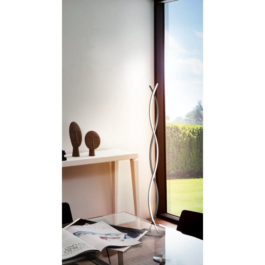 Eglo - LED stoječa svetilka LED/36W/230V sijajni krom