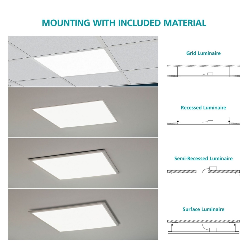 Eglo - LED Vgradni panel LED/40W/230V