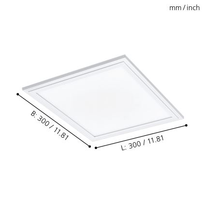 Eglo - LED stropni panel LED/16W/230V