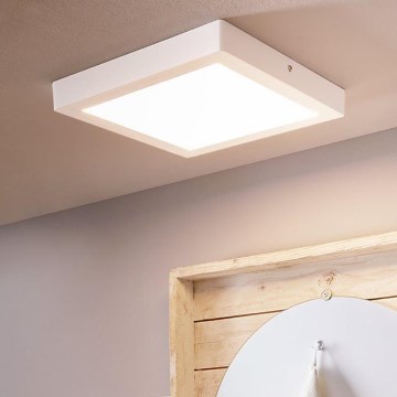 Eglo 96169 - LED stropna svetilka za kopalnico FUEVA 1 LED/22W/230V IP44 30x30 cm