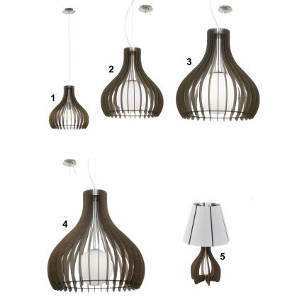 Eglo 96219 - Lestenec TINDORI 1xE27/60W/230V
