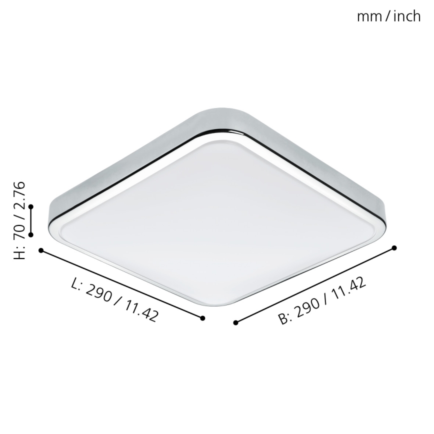 Eglo - LED Kopalniška svetilka LED/16W/230V