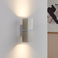 Eglo 96264 - LED stenska svetilka PASSA 2xGU10/2,8W/230V kvadratna