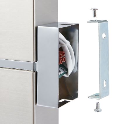 Eglo 96264 - LED stenska svetilka PASSA 2xGU10/2,8W/230V kvadratna
