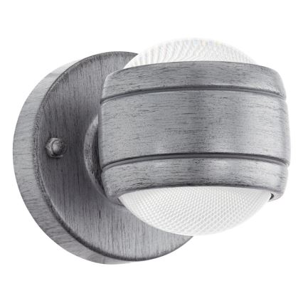 Eglo 96267 - LED Zunanja stenska svetilka SESIMBA 2xLED/3,7W IP44