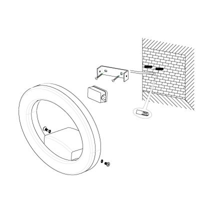 Eglo - LED zunanja stenska svetilka LED/10W/230V IP44