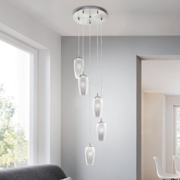 Eglo 96345 - LED lestenec na kablu FARSALA 5xG9/2,5W/230V