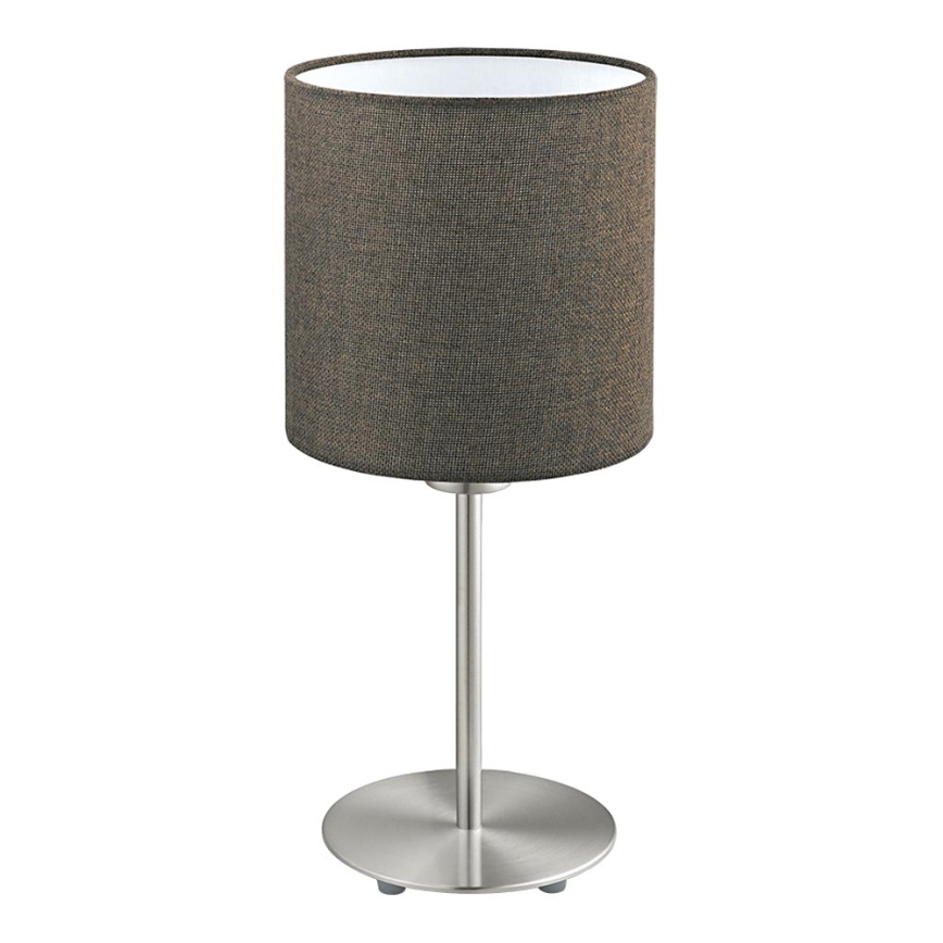 Eglo 96388 - Namizna svetilka PASTERI 1xE27/60W/230V rjava