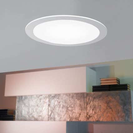 Eglo 96407 - LED zatemnljivo vgradno stropno svetilo FUEVA 1 LED/10,95W/230V pr. 17 cm
