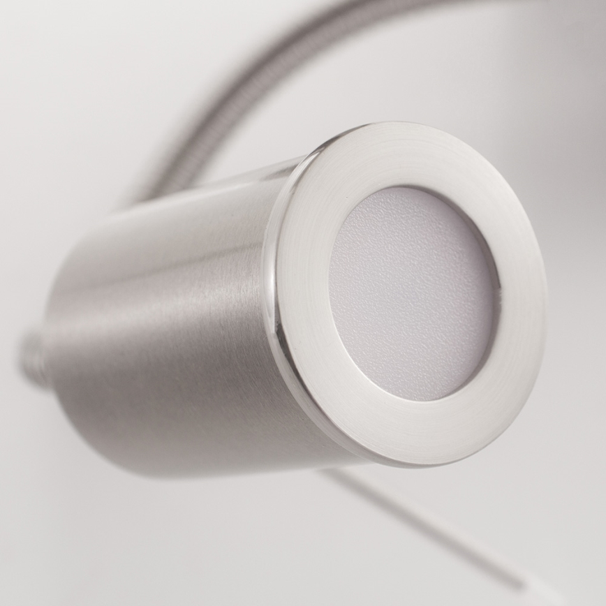Eglo - LED Fleksibilna svetilka 1xE27/40W+LED/3,8W taupe