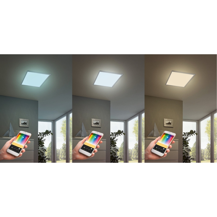 Eglo - LED RGBW Zatemnitvena svetilka SALOBRENA-C LED/16W + Daljinski upravljalnik