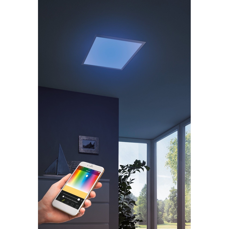 Eglo - LED RGBW Zatemnitvena svetilka SALOBRENA-C LED/16W + Daljinski upravljalnik