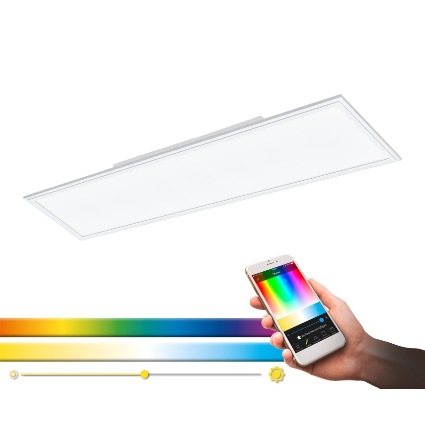 Eglo - LED RGBW Zatemnitvena svetilka SALOBRENA-C LED/31W + Daljinski upravljalnik