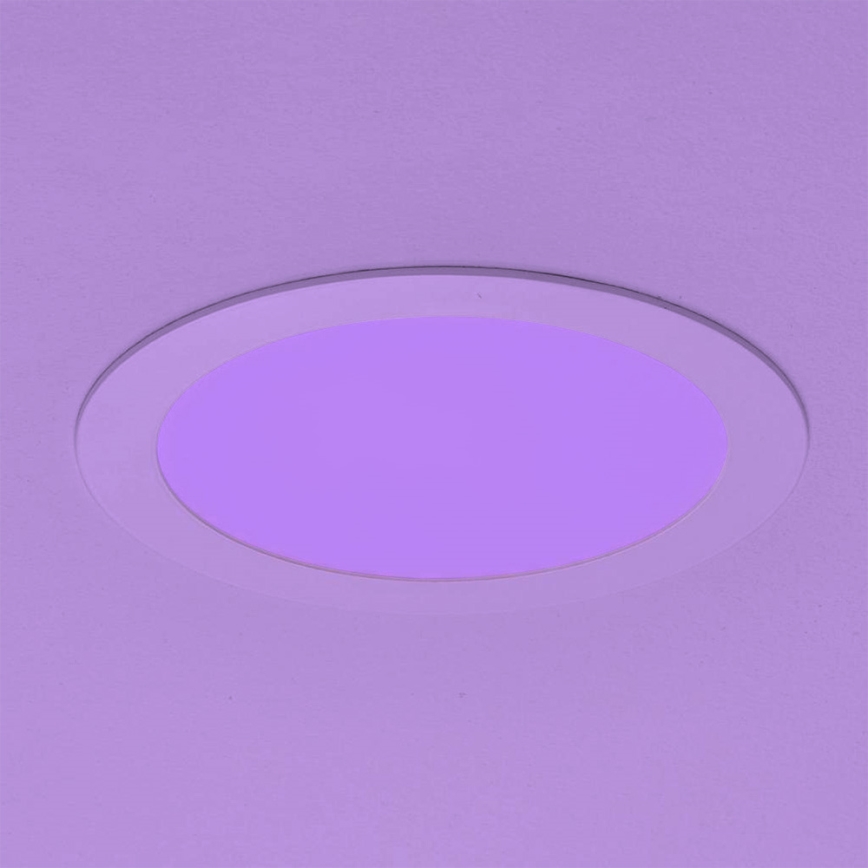 Eglo - LED RGBW zatemnljiva vgradna stropna svetilka FUEVA-C LED/15,6W/230V Ø 22,5 cm